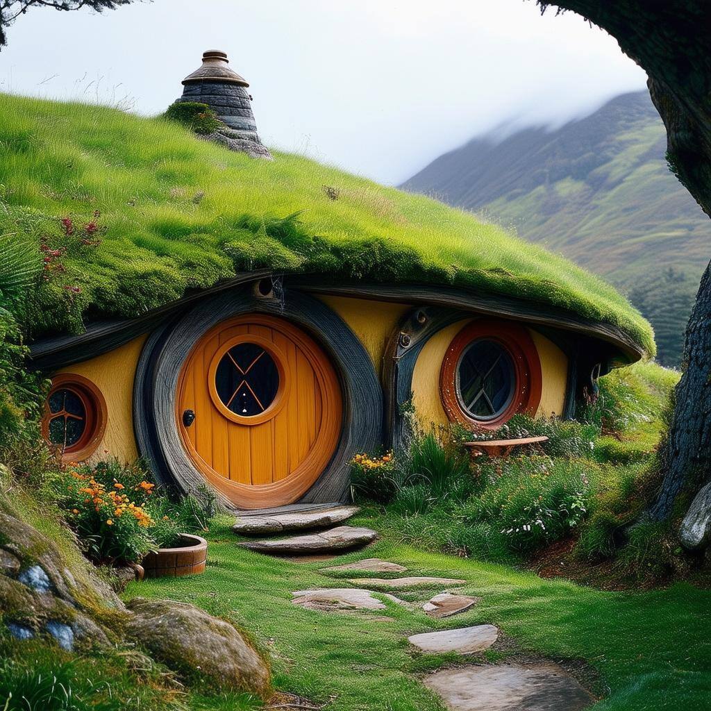 new zealand hobbit house